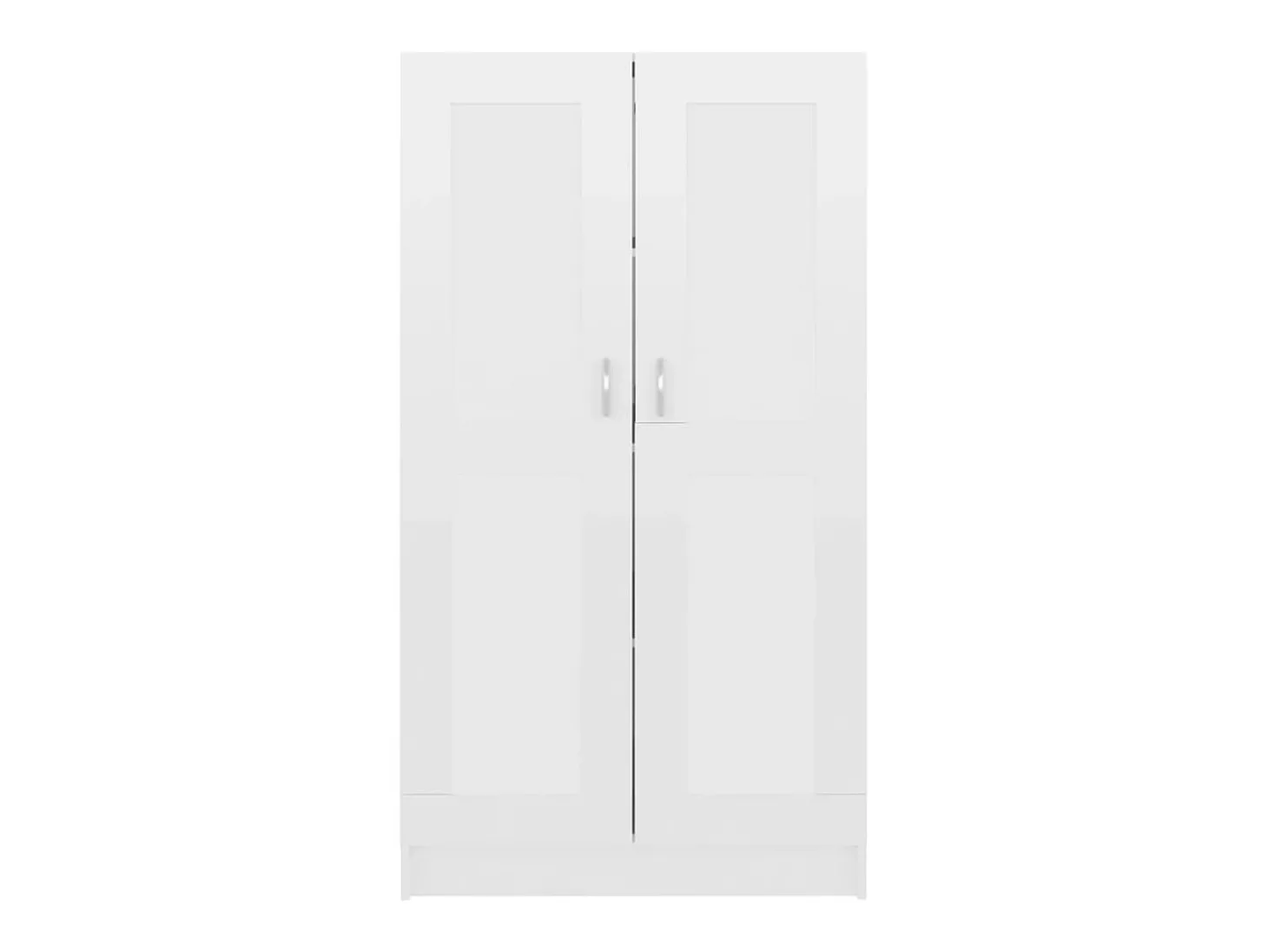 Estante 82,5x30,5x150 cm derivados de madeira branco brilhante