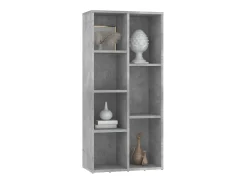 Estante 50x25x106 cm derivados de madeira cinzento cimento PT497637