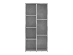 Estante 50x25x106 cm derivados de madeira cinzento cimento PT497637