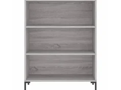 Estante 69,5x32,5x90 cm derivados de madeira cinzento sonoma PT776645