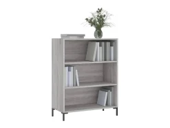 Estante 69,5x32,5x90 cm derivados de madeira cinzento sonoma PT776645