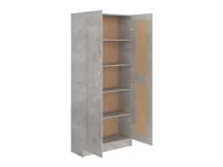 Estante 82,5x30,5x185,5 cm derivados de madeira cinza cimento PT105561