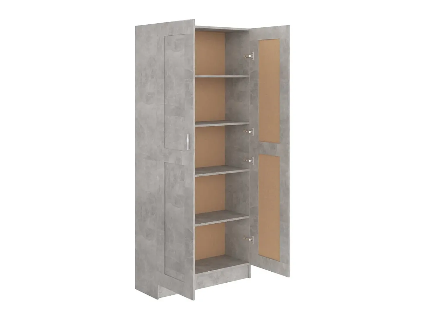 Estante 82,5x30,5x185,5 cm derivados de madeira cinza cimento PT105561