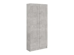 Estante 82,5x30,5x185,5 cm derivados de madeira cinza cimento PT105561
