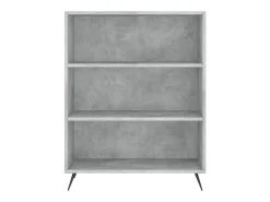 Estante 69,5x32,5x90 cm derivados de madeira cinzento cimento PT607813