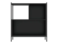 Estante 72x28x77,5 cm derivados de madeira preto PT556017
