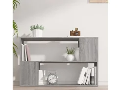 Estante 100x24x63 cm derivados de madeira cinzento sonoma PT276649