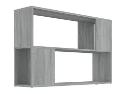 Estante 100x24x63 cm derivados de madeira cinzento sonoma PT276649