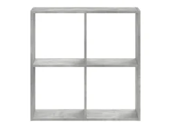 Estante 68,5x32x68,5 cm derivados de madeira cinzento cimento PT747133