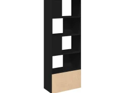 Estante 70x36x189 cm derivados de madeira preto PT697535