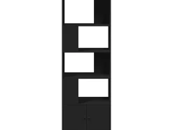 Estante 70x36x189 cm derivados de madeira preto PT697535