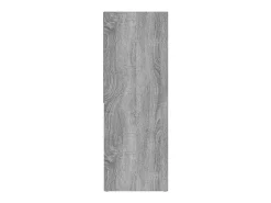 Estante 67x24x161 cm derivados de madeira sonoma cinza