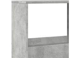 Estante 100x33x155,5 cm derivados de madeira cinzento cimento