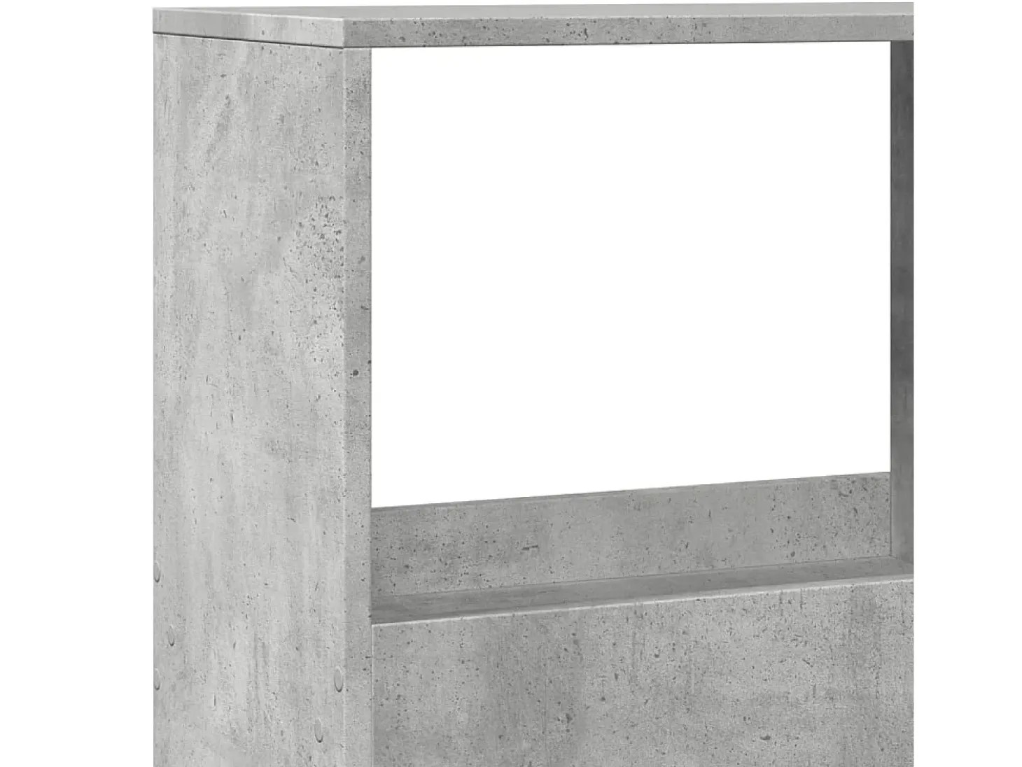 Estante 100x33x155,5 cm derivados de madeira cinzento cimento