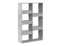 Estante 100x33x155,5 cm derivados de madeira cinzento cimento