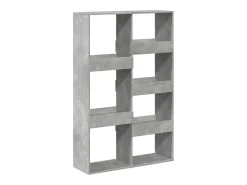 Estante 100x33x155,5 cm derivados de madeira cinzento cimento
