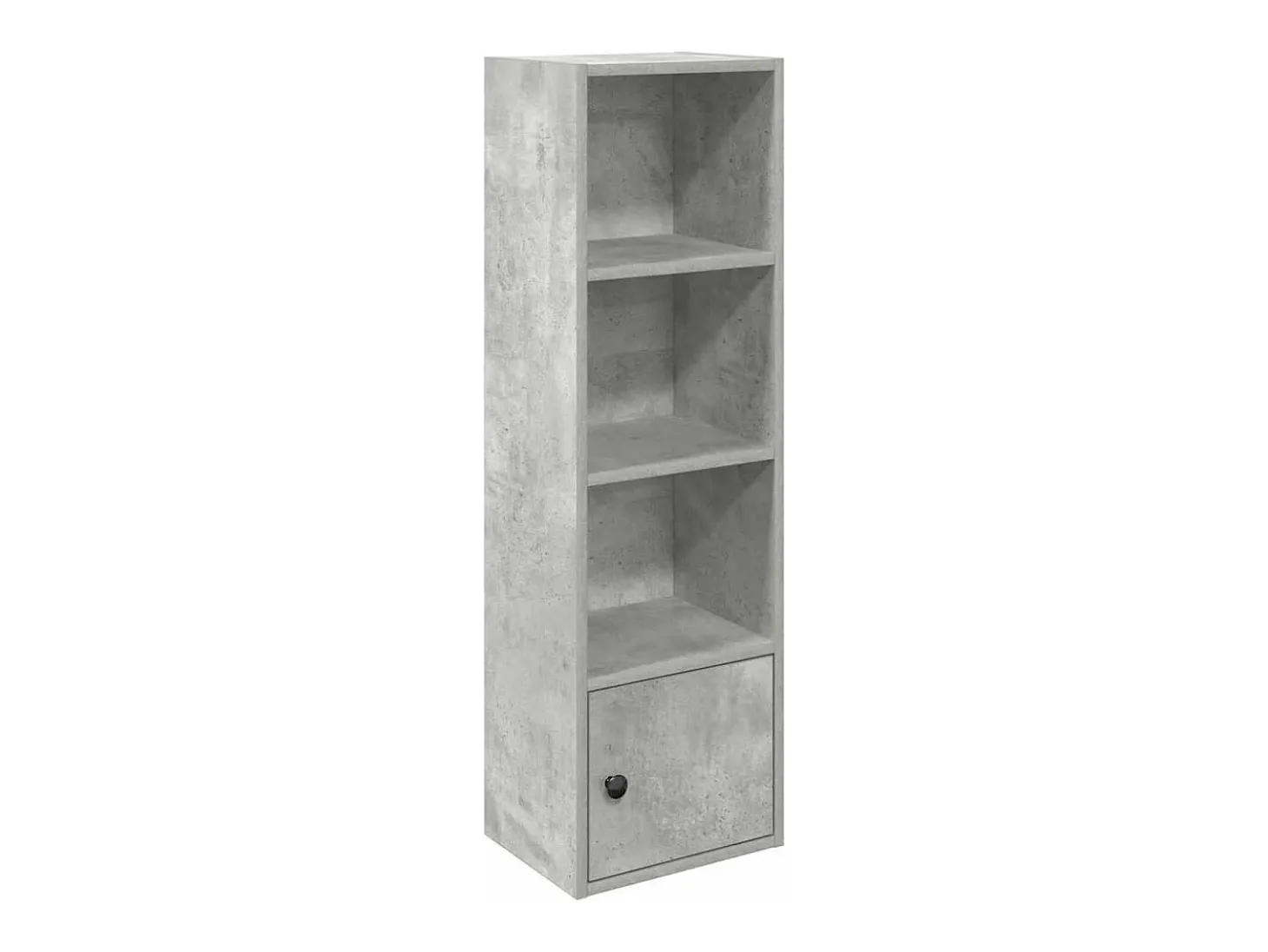Estante 31x24x102 cm derivados de madeira cinzento cimento