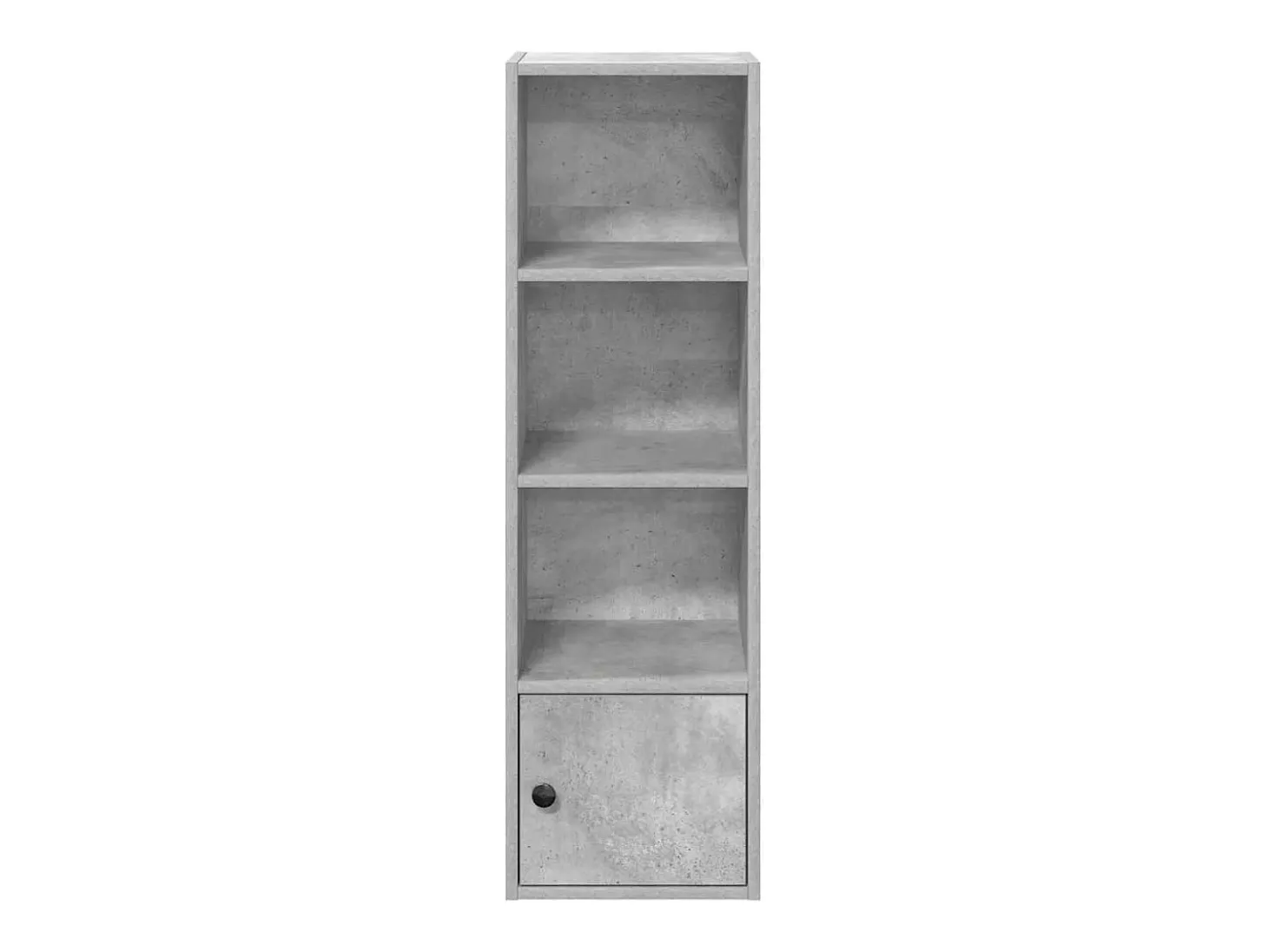 Estante 31x24x102 cm derivados de madeira cinzento cimento