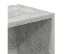 Estante 31x24x102 cm derivados de madeira cinzento cimento