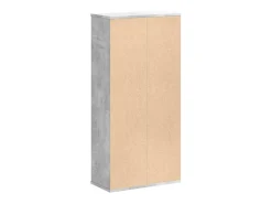 Estante 50x25x105 cm derivados de madeira cinzento cimento