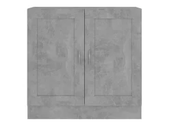 Estante 82,5x30,5x80 cm derivados de madeira cinzento cimento