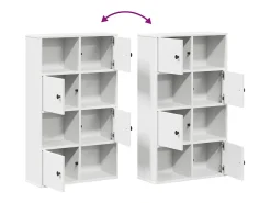 Estante 60x24x101,5 cm derivados de madeira branco