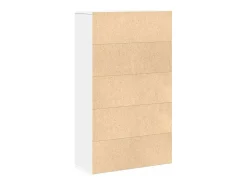 Estante 60x24x101,5 cm derivados de madeira branco