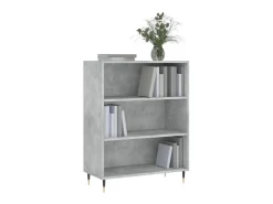 Estante 69,5x32,5x90 cm derivados de madeira cinzento cimento PT647733