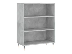 Estante 69,5x32,5x90 cm derivados de madeira cinzento cimento PT647733