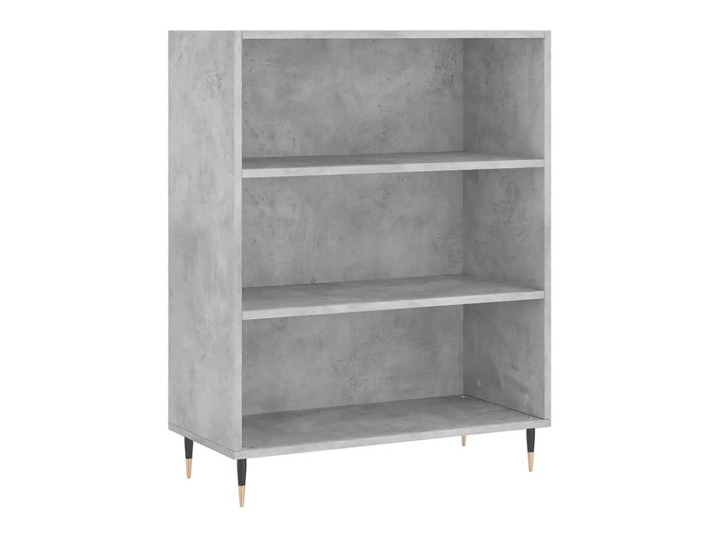 Estante 69,5x32,5x90 cm derivados de madeira cinzento cimento PT647733