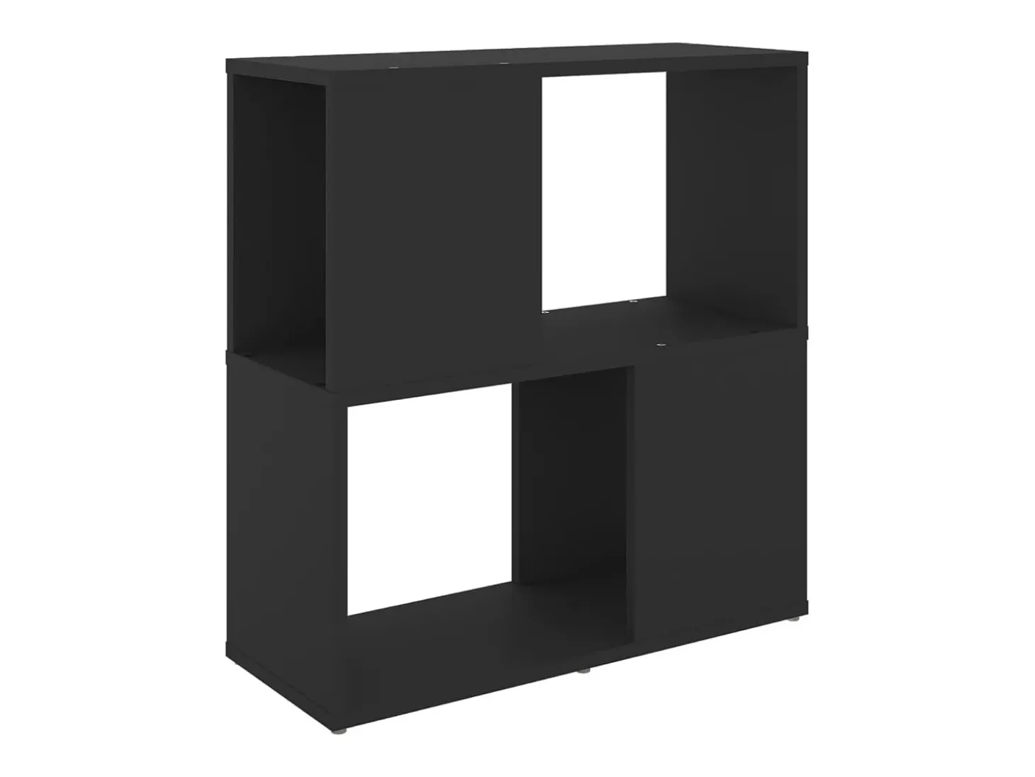 Estante 60x24x63 cm derivados de madeira preto PT955454