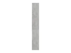 Estante 67x24x161 cm derivados de madeira cinzento cimento