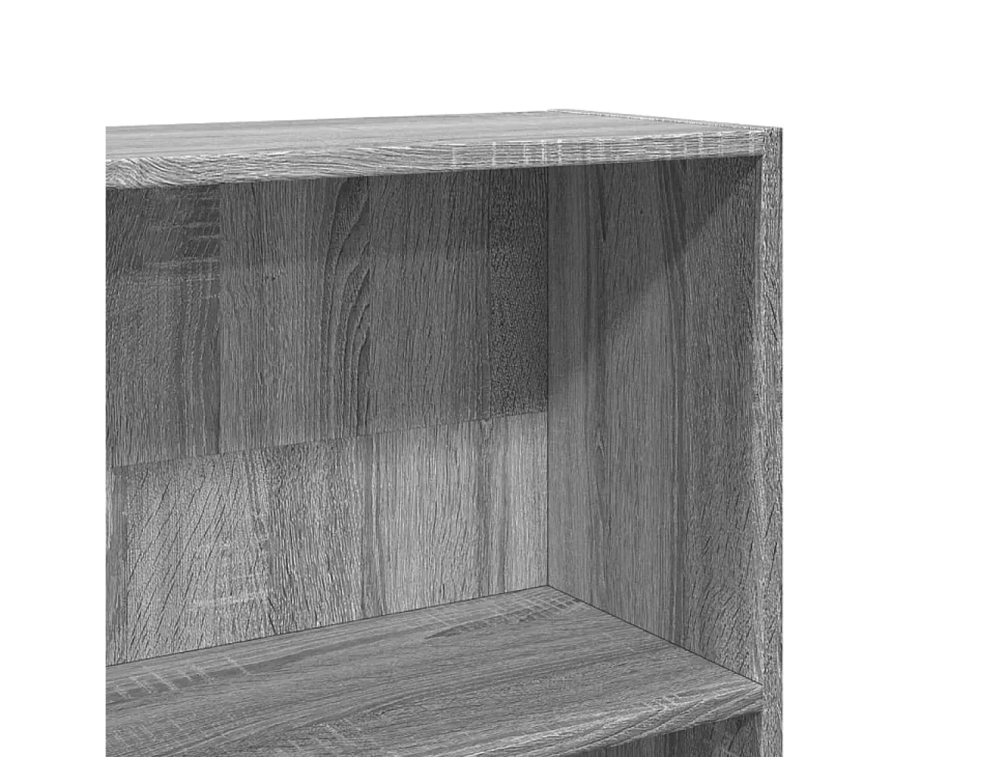 Estante 80x24x176 cm derivados de madeira cinzento sonoma