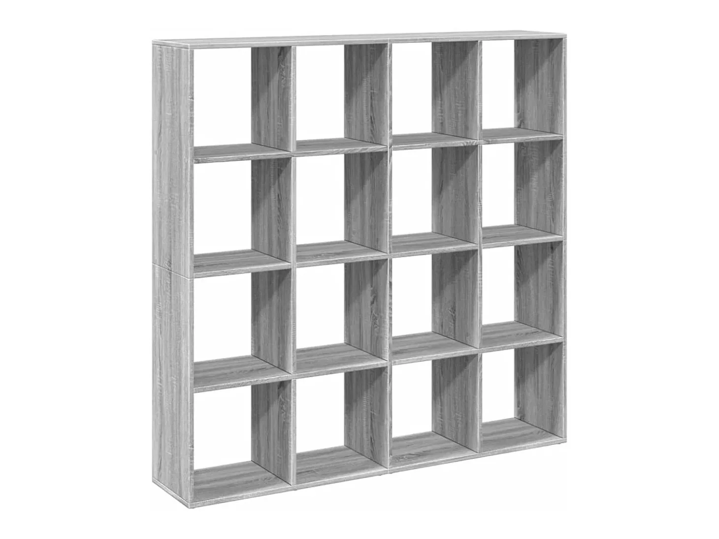 Estante 137,5x29x137,5 cm derivados de madeira cinzento sonoma