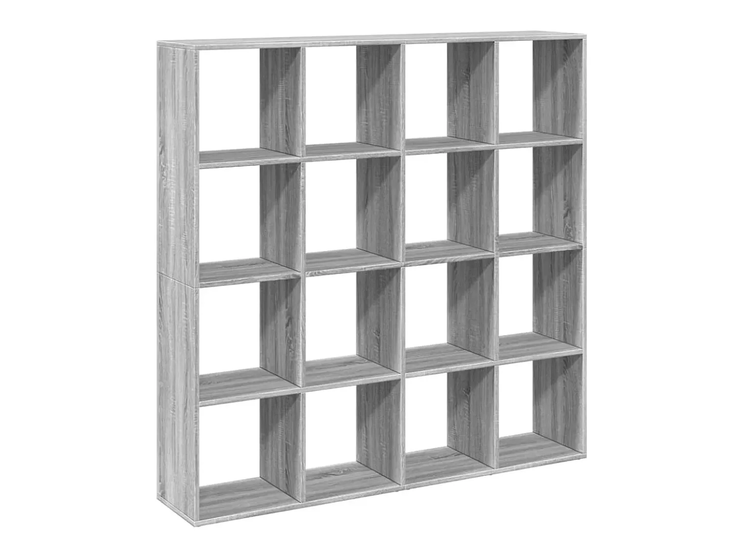 Estante 137,5x29x137,5 cm derivados de madeira cinzento sonoma