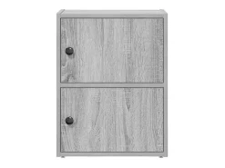 Estante 40x24x52 cm derivados de madeira cinzento sonoma