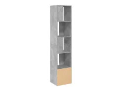 Estante 40x36x189 cm derivados de madeira cinzento cimento PT792029