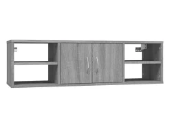 Estante 102x30x29 cm derivados de madeira cinzento sonoma PT289729