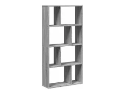 Estante 60x20x120,5 cm derivados de madeira cinzento sonoma
