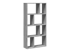 Estante 60x20x120,5 cm derivados de madeira cinzento sonoma
