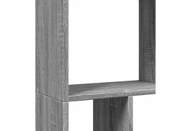Estante 60x20x120,5 cm derivados de madeira cinzento sonoma
