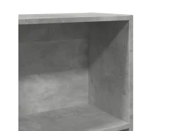 Estante 40x24x109 cm derivados de madeira cinzento cimento