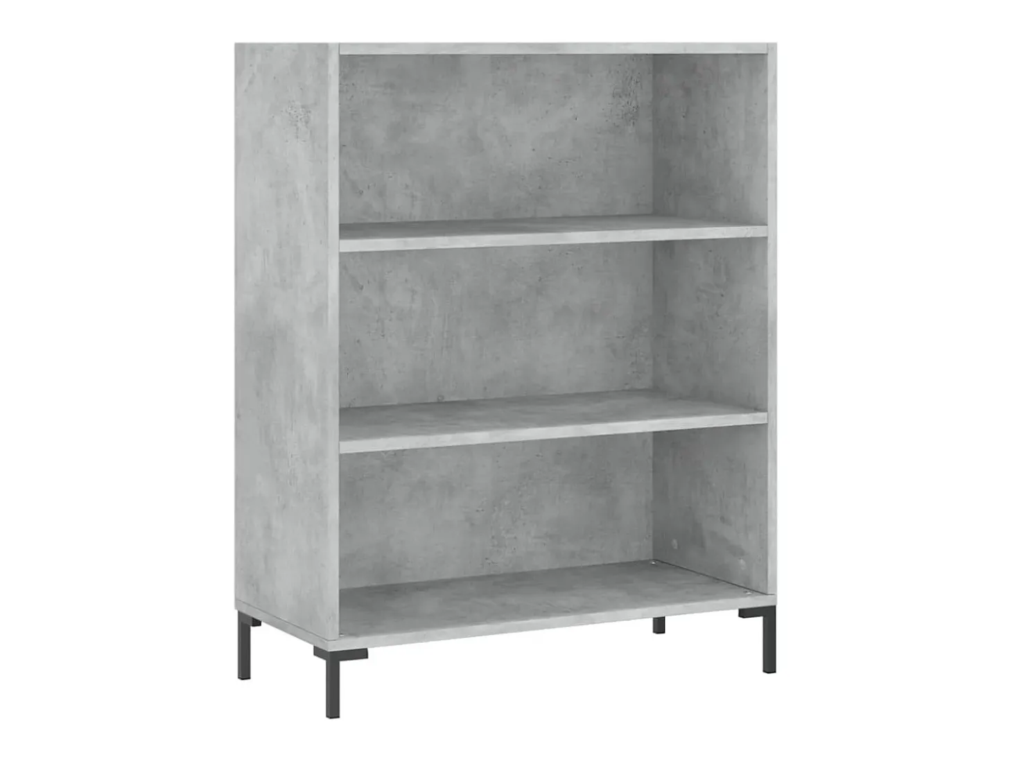 Estante 69,5x32,5x90 cm derivados de madeira cinzento cimento PT345762