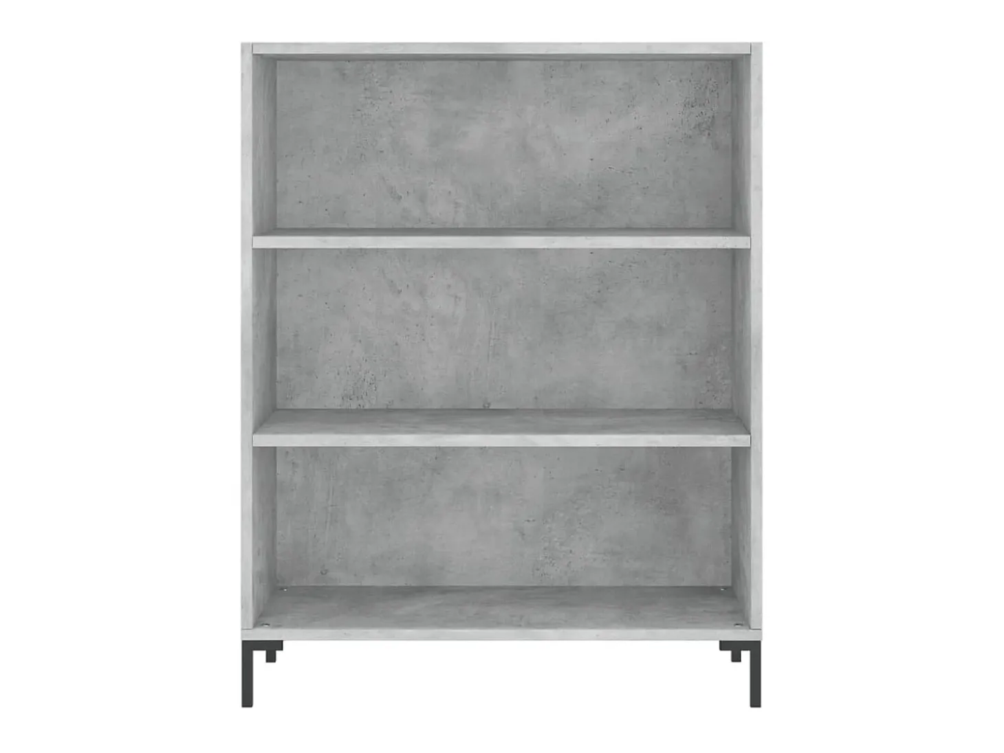 Estante 69,5x32,5x90 cm derivados de madeira cinzento cimento PT345762