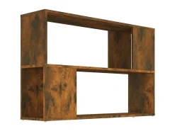Estante 100x24x63 cm derivados de madeira carvalho fumado PT171533