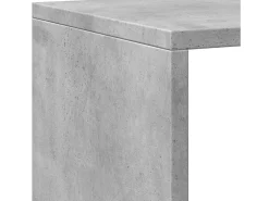 Estante 137,5x29x137,5 cm derivados de madeira cinza cimento