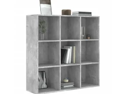 Estante 98x29x97,5 cm derivados madeira cinzento cimento PT793503