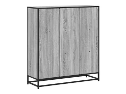 Estante 97,5x33x107,5 cm derivados madeira/metal cinza sonoma