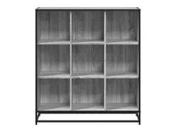Estante 97,5x33x107,5 cm derivados madeira/metal cinza sonoma