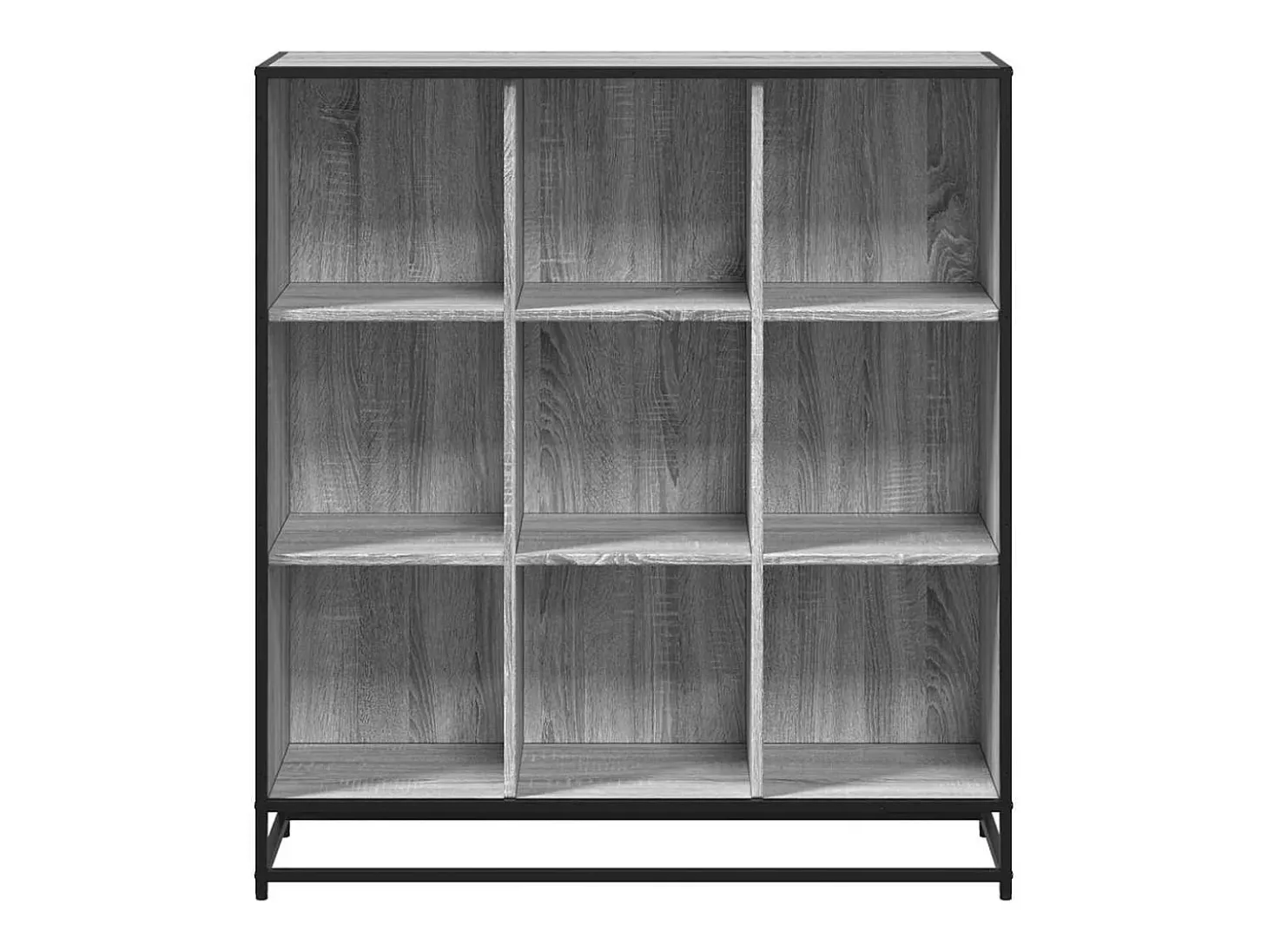 Estante 97,5x33x107,5 cm derivados madeira/metal cinza sonoma